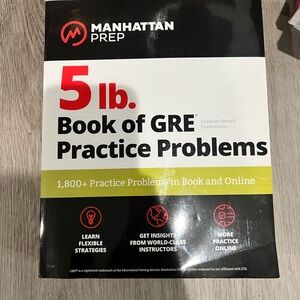 Manhattan Prep GRE Practice Problems Book